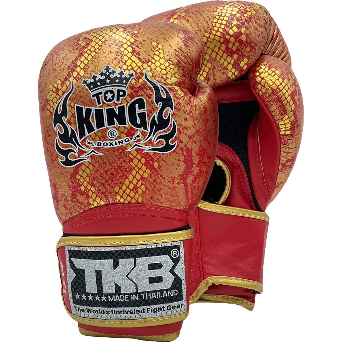 Top King Boxing Gloves TKBGSS-02 Air Red Gold