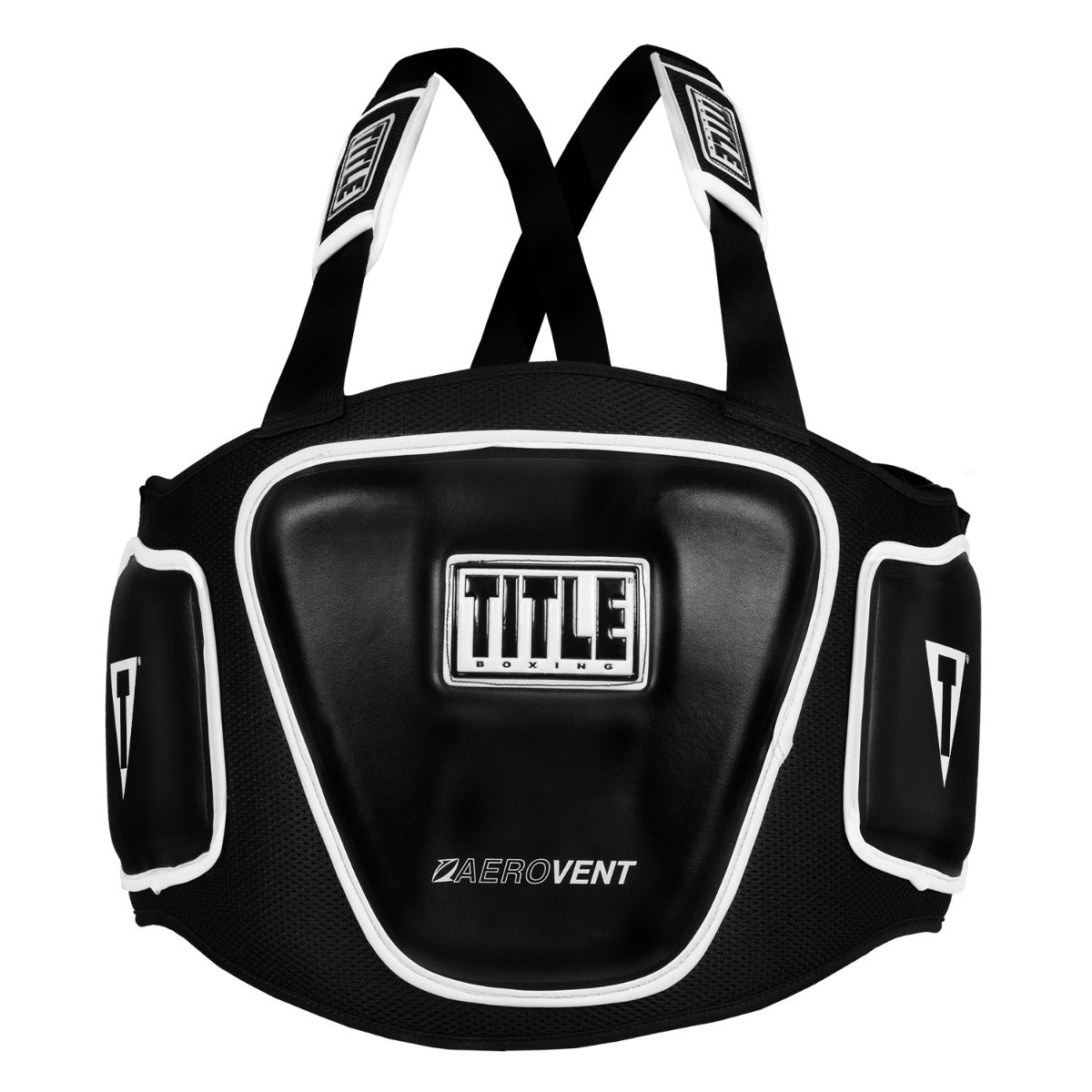 Body Protector Boxing Aerovent Elite Title Black - One Size