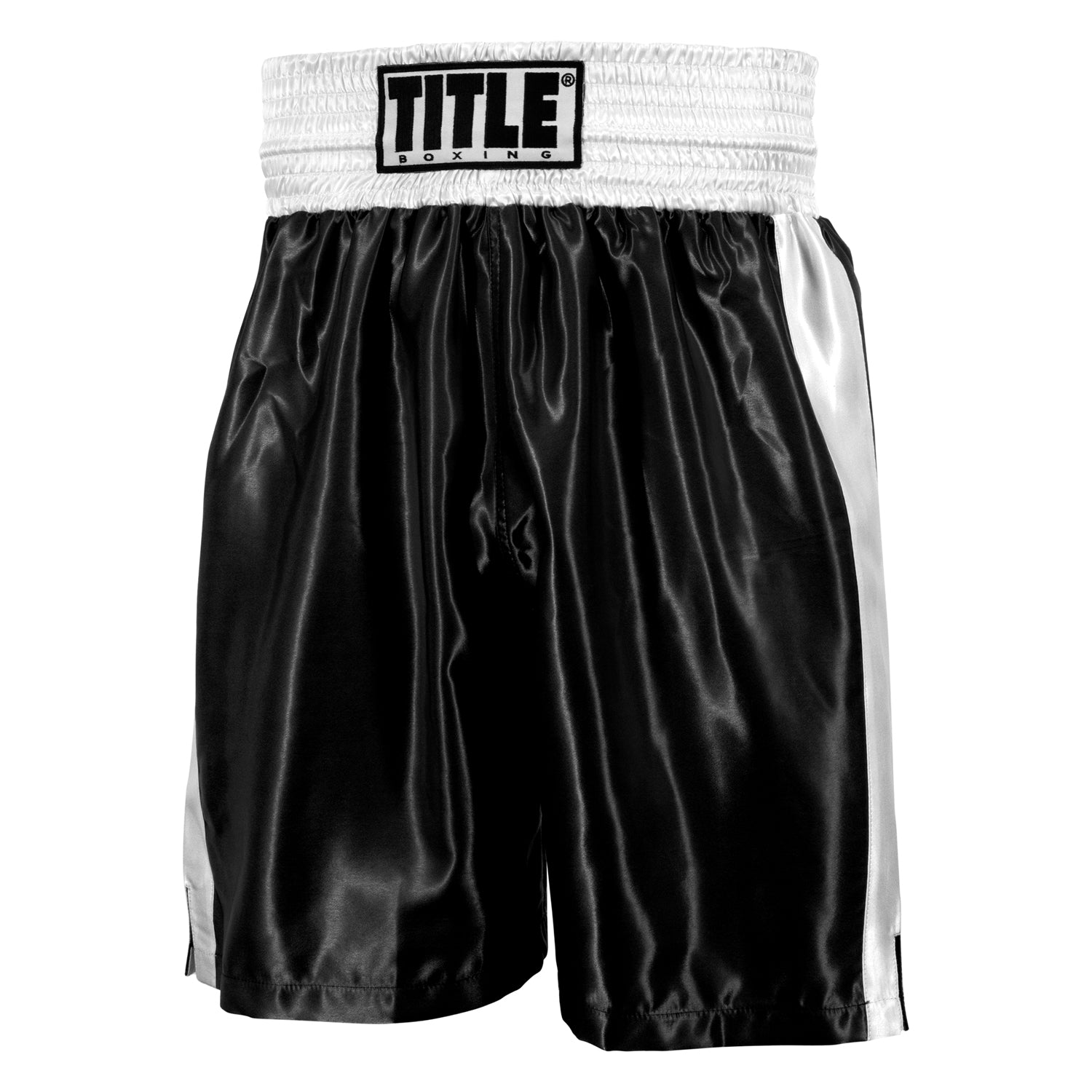 Shorts For Boxing Edge Boxing Trunks Title Black/White - YM Size
