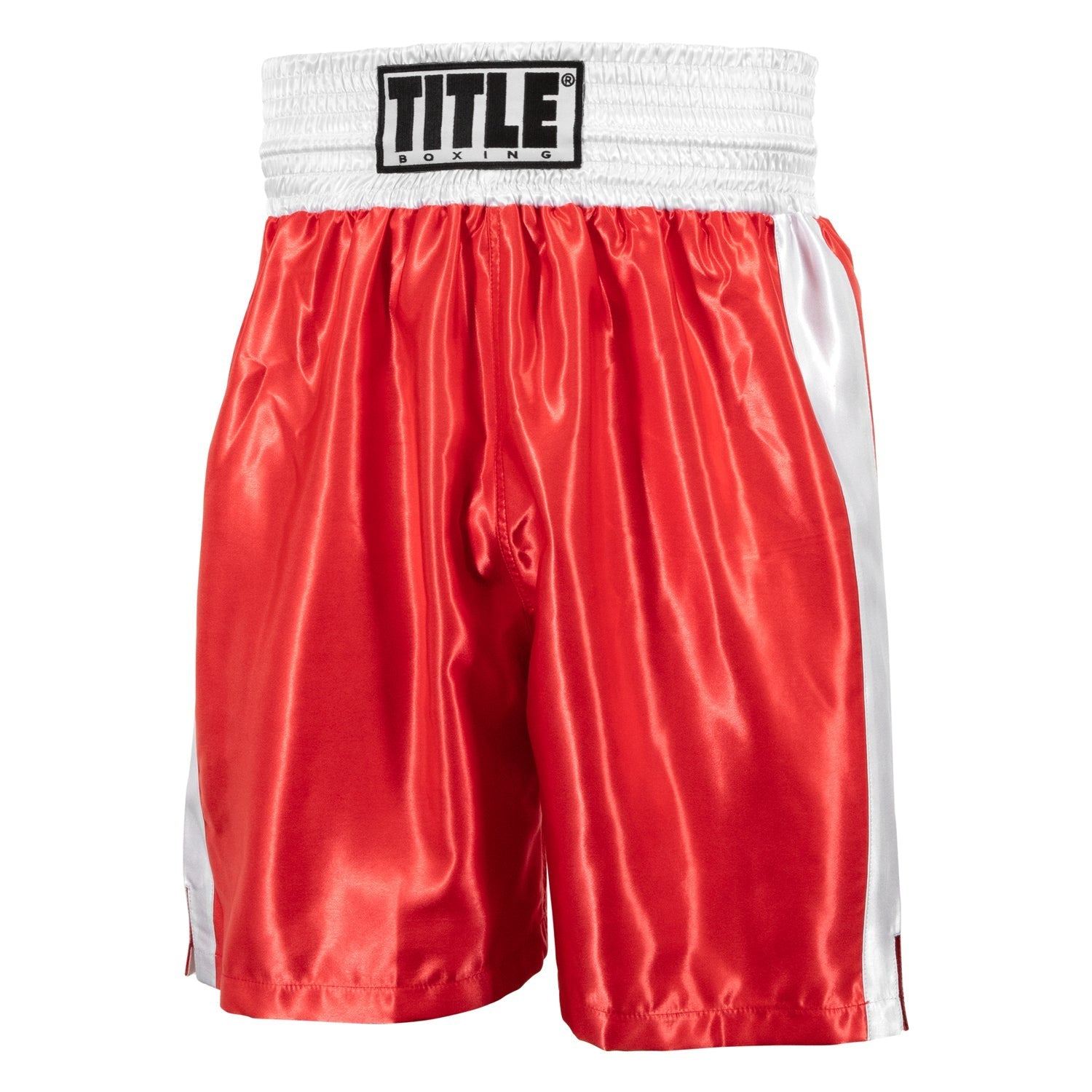 Shorts For Boxing Edge Boxing Trunks Title Red/White - XL Size