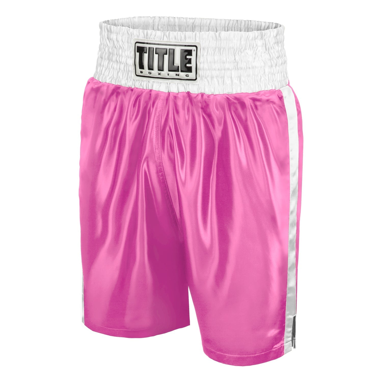 Shorts For Boxing Edge Boxing Trunks Title Pink/White - L Size