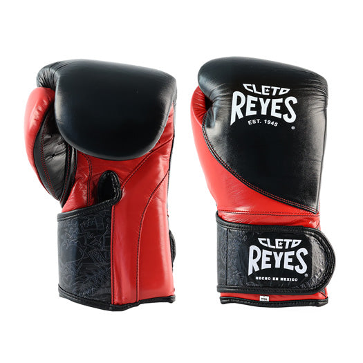 Boxing Gloves Cleto Reyes High Precision Black Red - 12 OZ