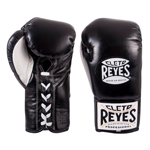 Boxing Gloves Cleto Reyes Professional Lace-Up Black - 10 OZ