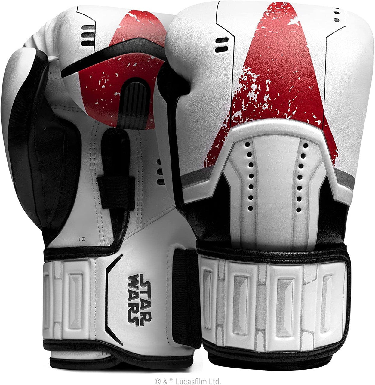 Boxing Gloves Hayabusa Marvel's Star Wars Trooper White Red - 12 OZ