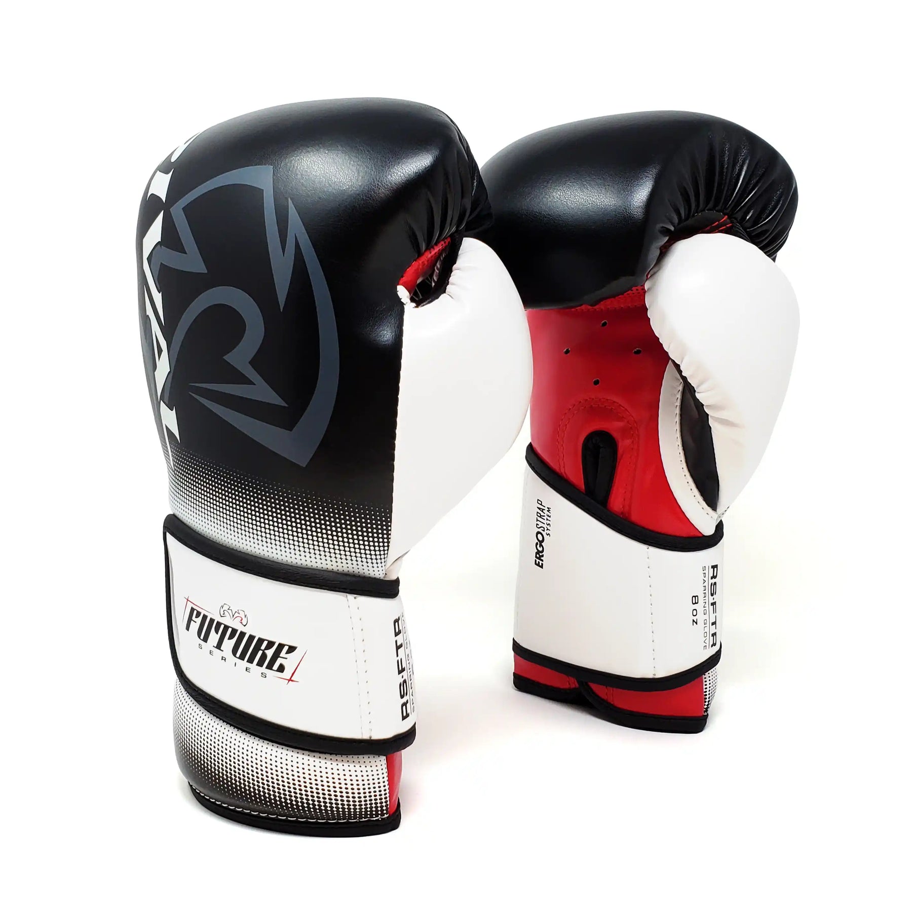 Boxing Gloves Rival RS-FTR Future Sparring Black/White/Red - 8 OZ
