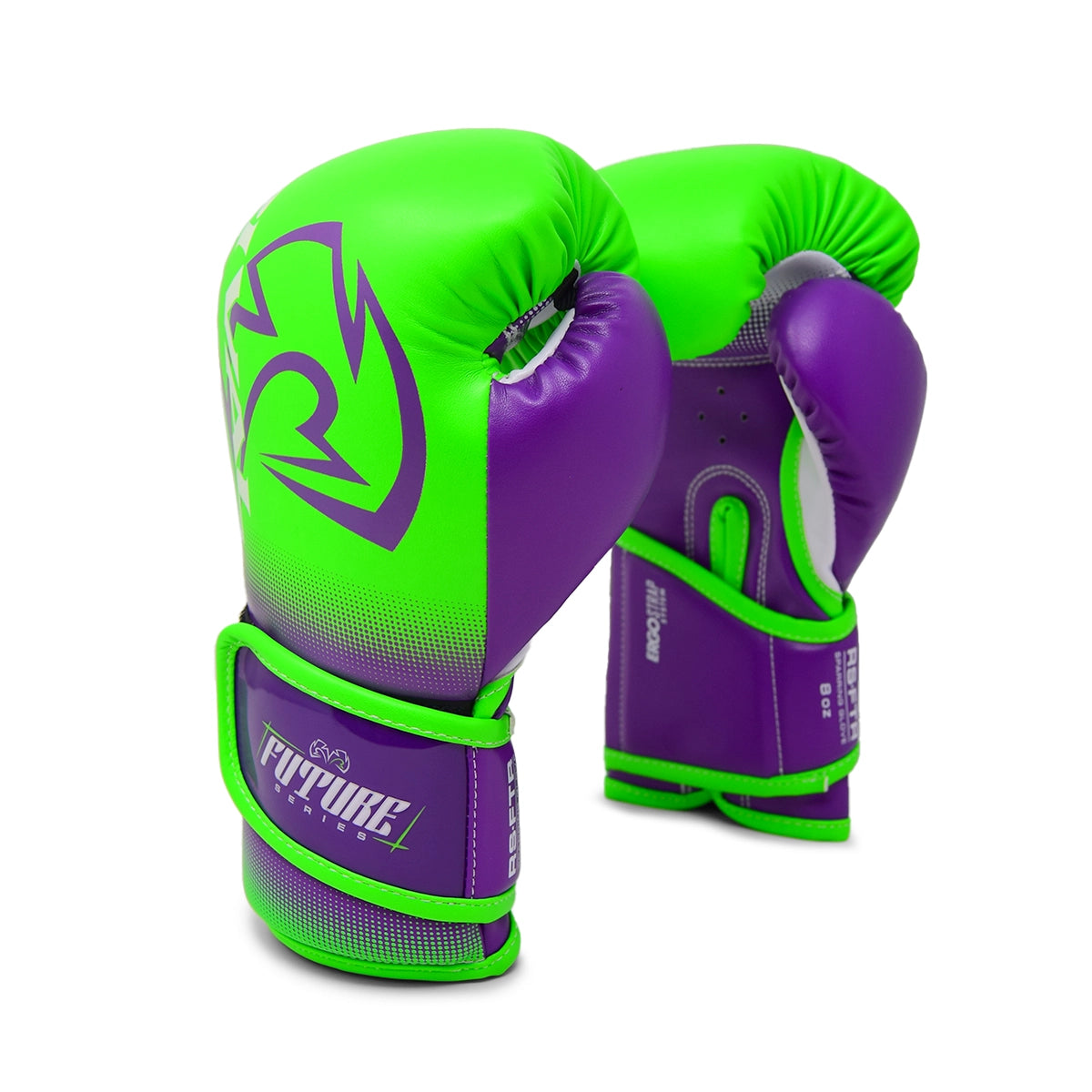 Boxing Gloves Rival RS-FTR Future Sparring Green/Purple - 10 OZ