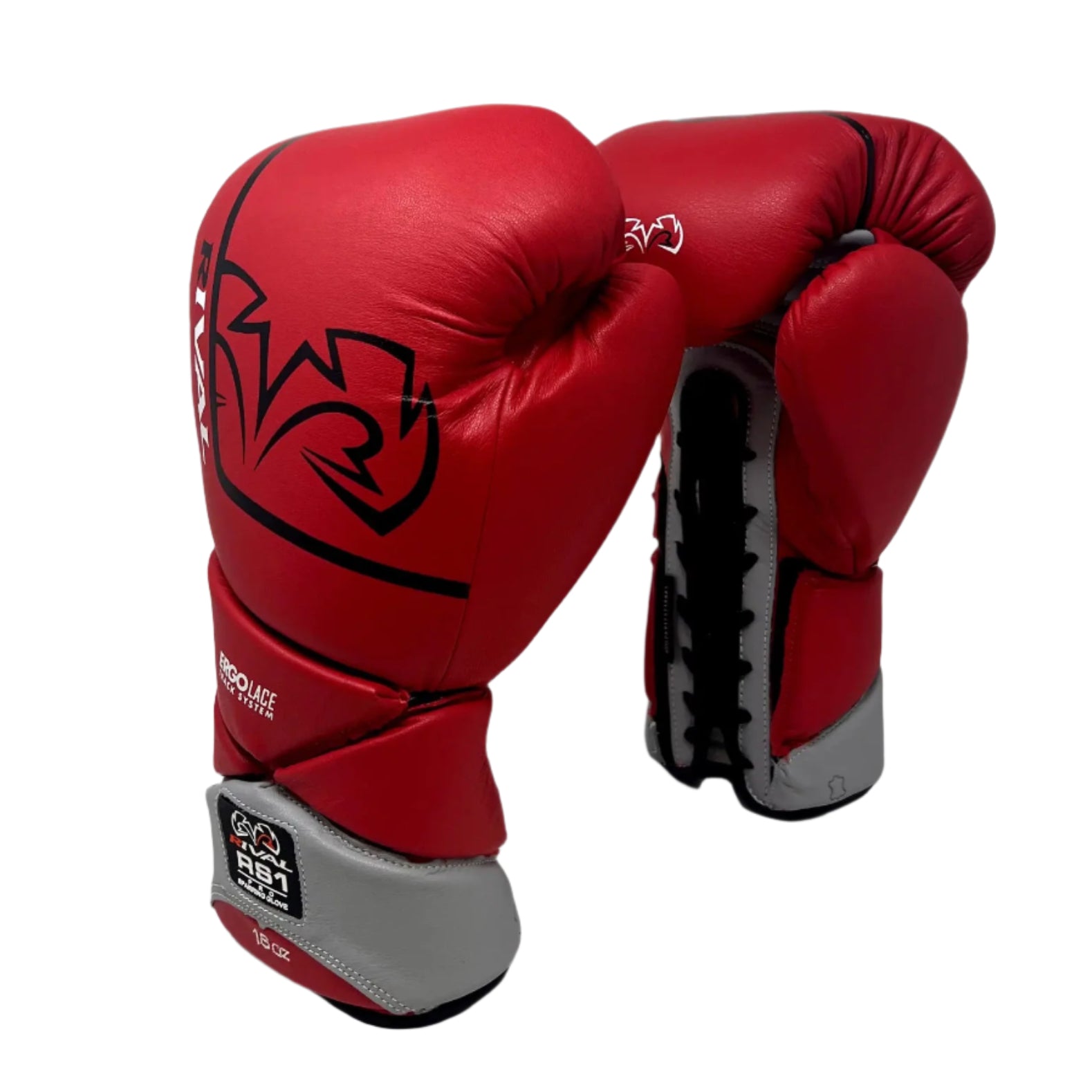 Boxing Gloves Rival RS1 Leather Pro Sparring Red - 18 OZ