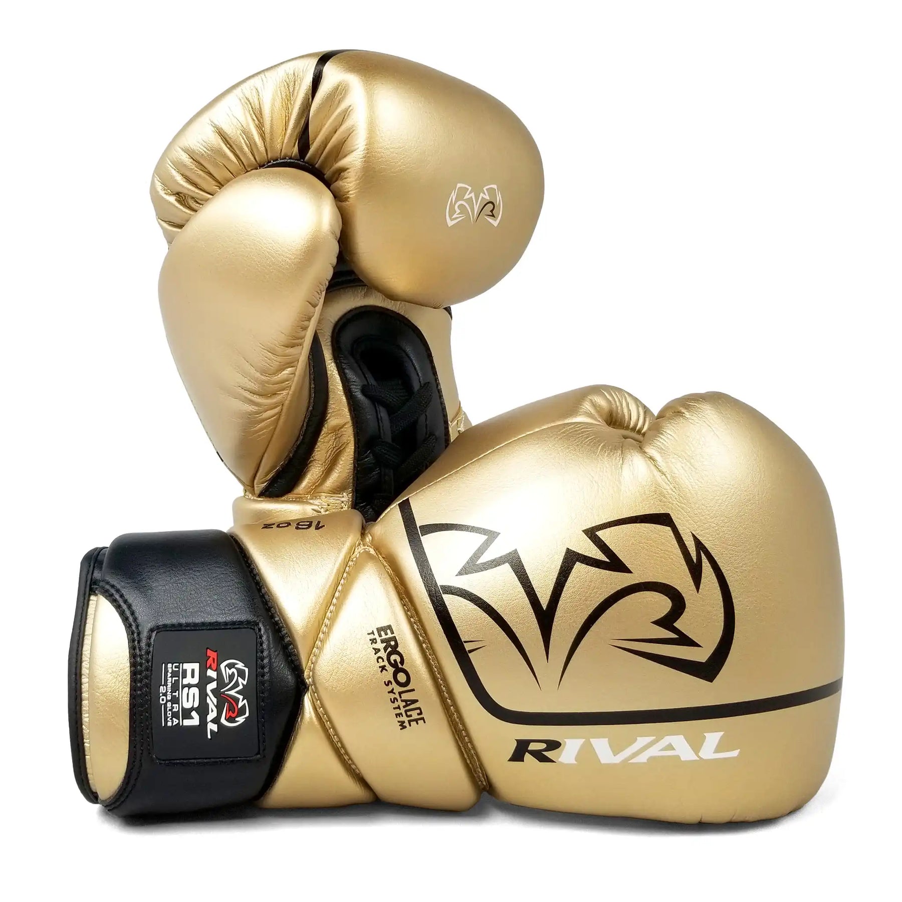 Boxing Gloves Rival RS1 Ultra Sparring 2.0 Lace-up Gold - 16 OZ