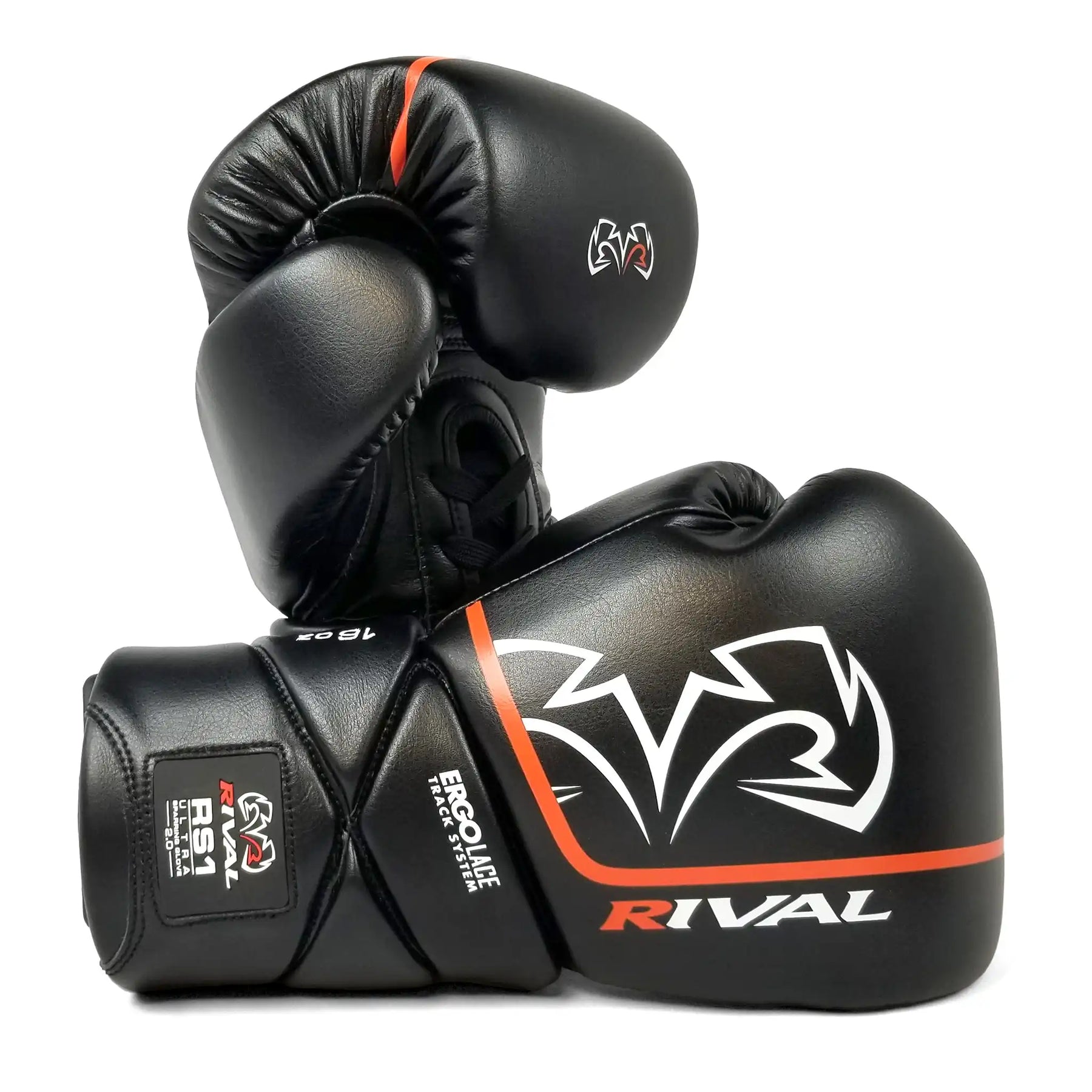 Boxing Gloves Rival RS1 Ultra Sparring 2.0 Lace-up Black - 16 OZ