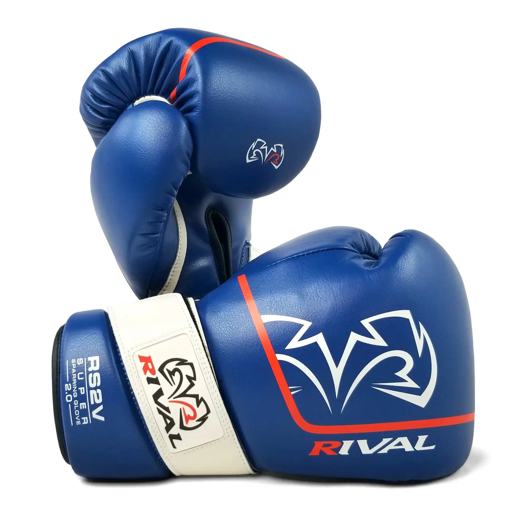 Boxing Gloves Rival RS2V Super Sparring 2.0 Blue - 16 OZ