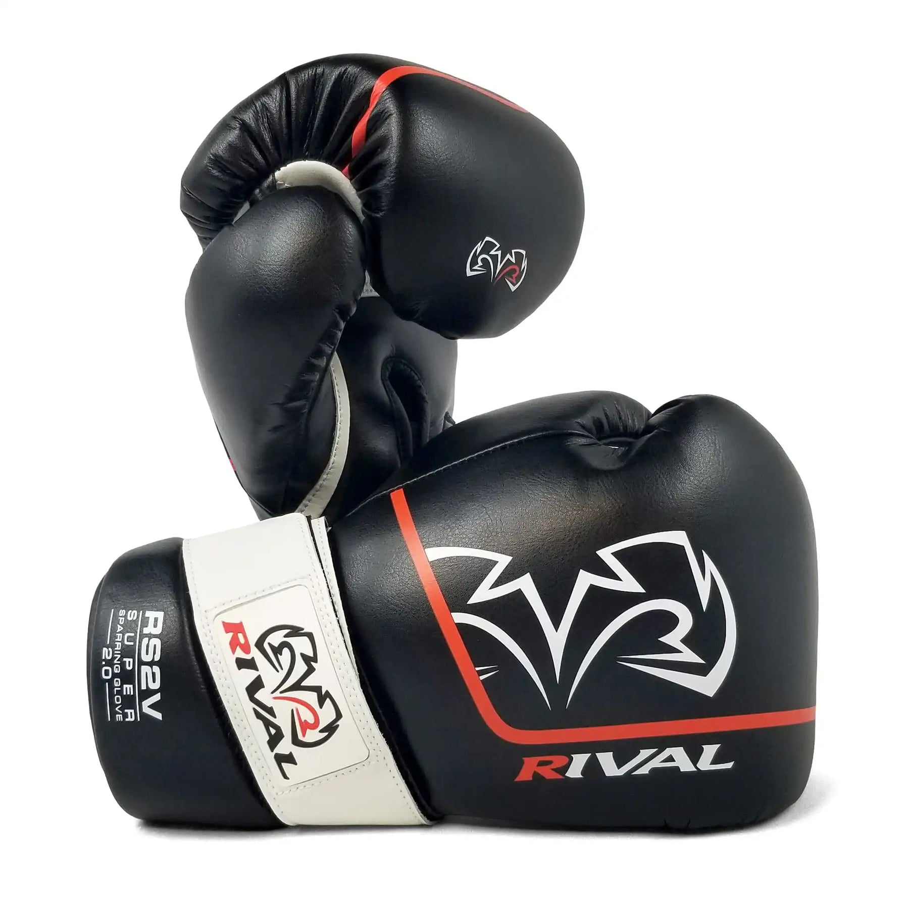 Boxing Gloves Rival RS2V Super Sparring 2.0 Black - 12 OZ