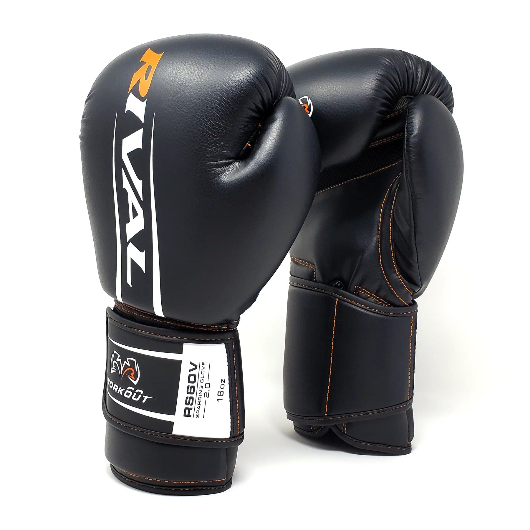 Boxing Gloves Rival RS60V Workout Sparring 2.0 Black - 14 OZ