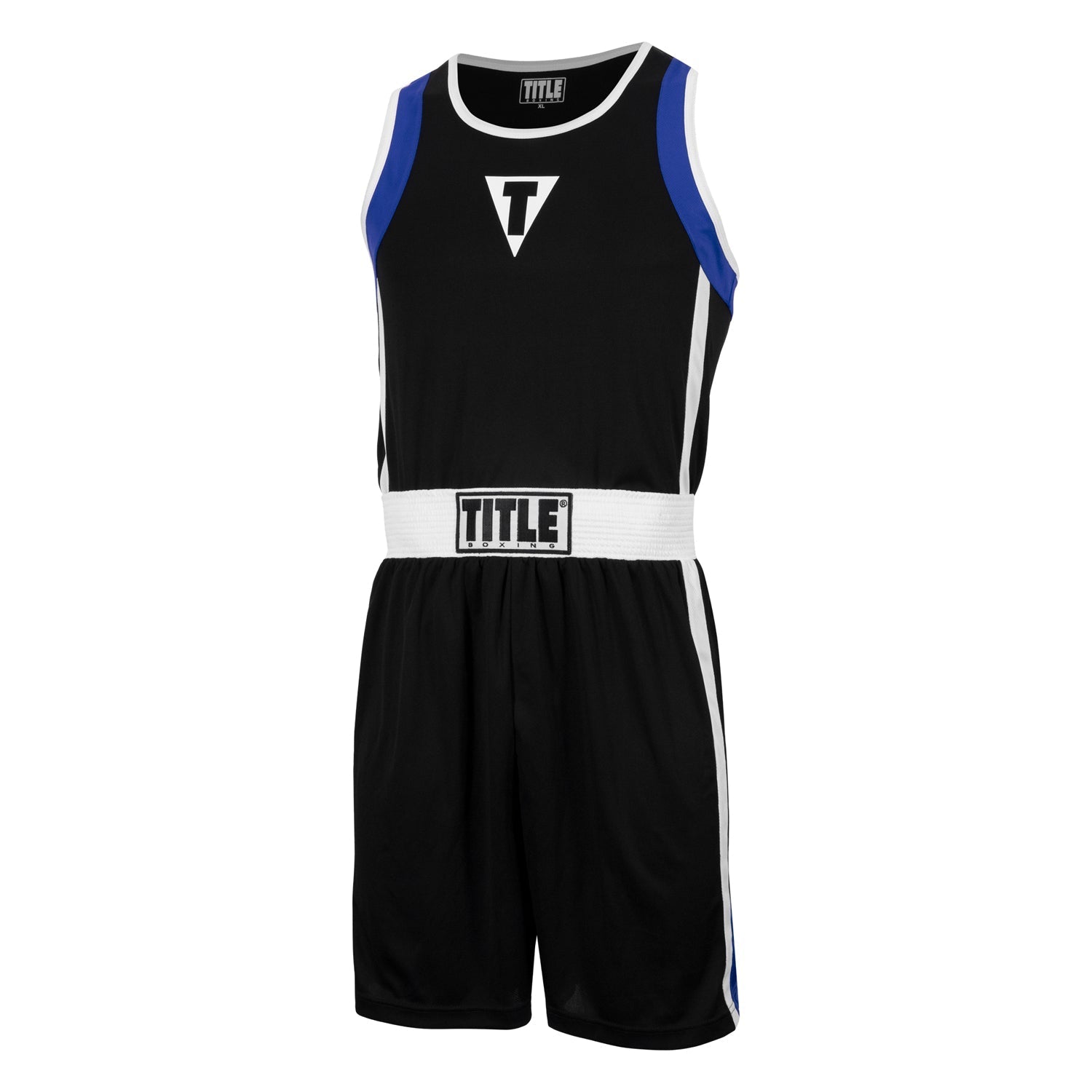 Boxing Set Aerovent Elite Amateur 4 v. 2.0 Title Black/Blue - YL Size