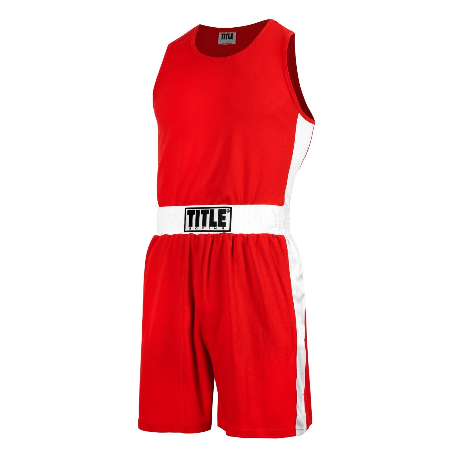 Boxing Set Aerovent Elite Amateur Boxing Set 2.0 Title Red - YM Size