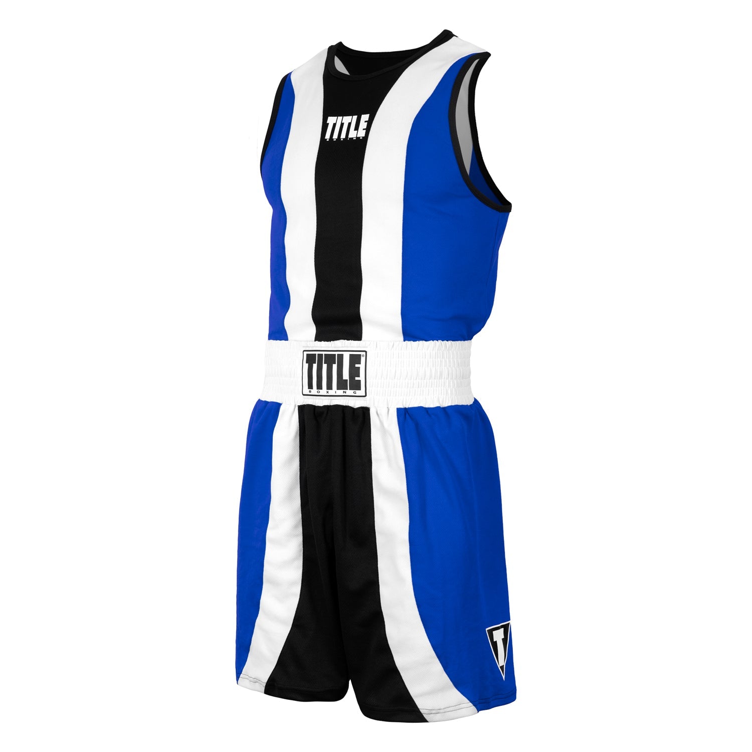 Boxing Set Momentum Amateur Title Blue/White - XXL Size