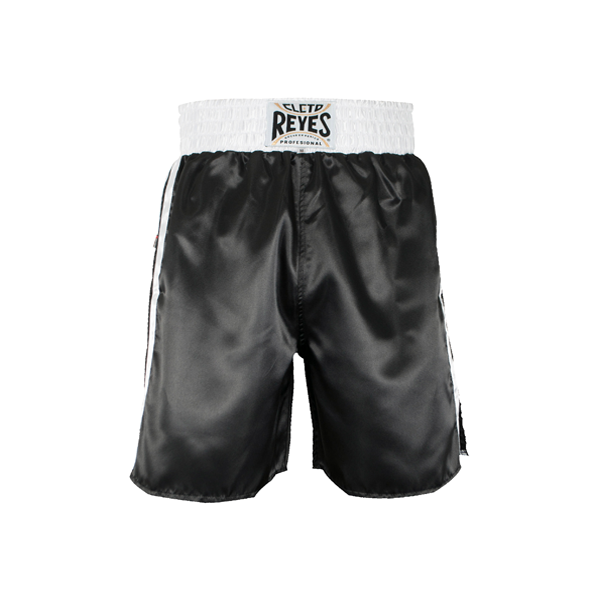 Shorts Classic For Boxing Cleto Reyes Satin Black White - M Size