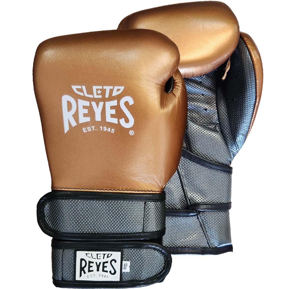 Boxing Gloves Cleto Reyes Hero Double Loop Cooper Oxford-Gray - 12 OZ