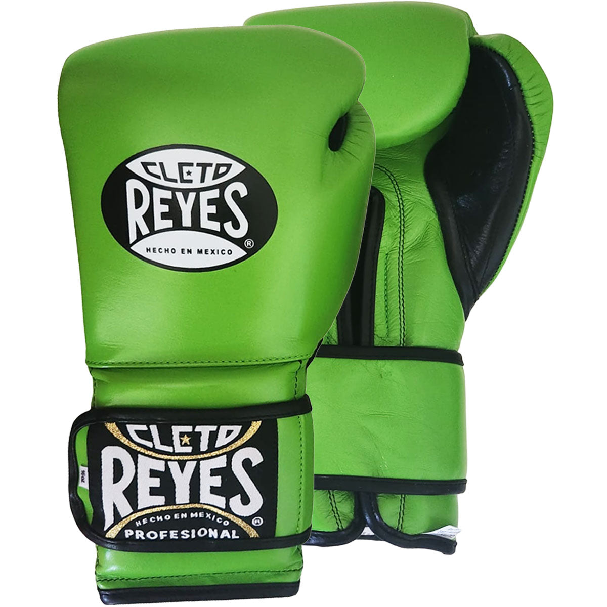 Boxing Gloves Cleto Reyes Hook Loop Citrus Green - 12 OZ