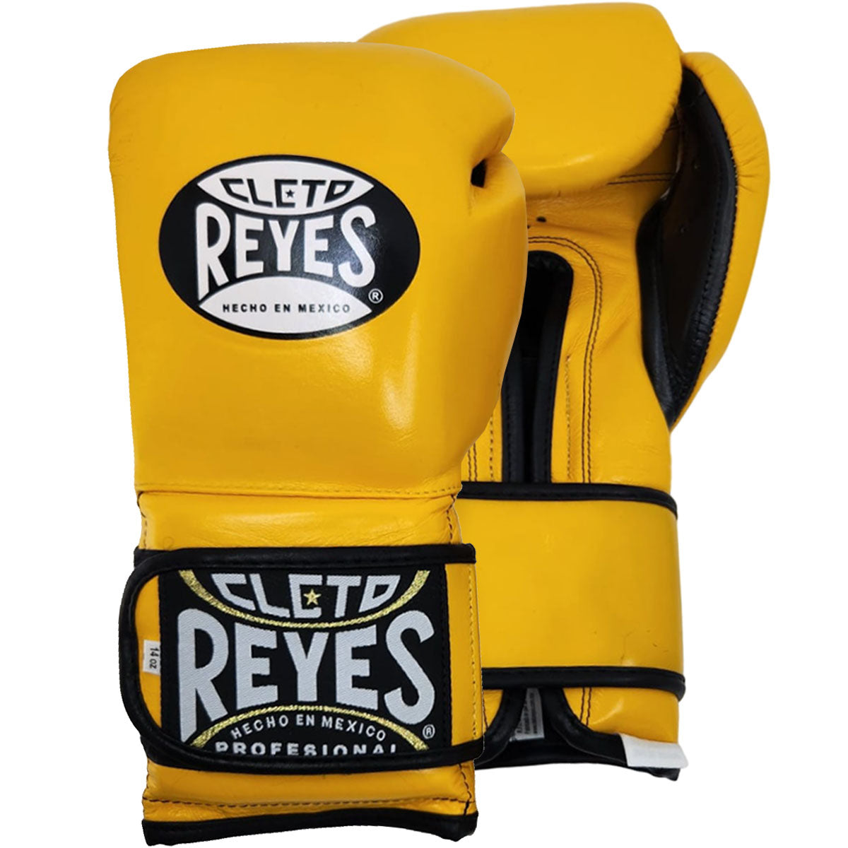 Boxing Gloves Cleto Reyes Hook Loop Yellow - 12 OZ