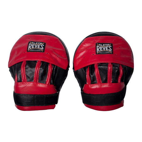 Focus Mitts Curved With Hook And Loop Closure Cleto Reyes Black Red - F Size