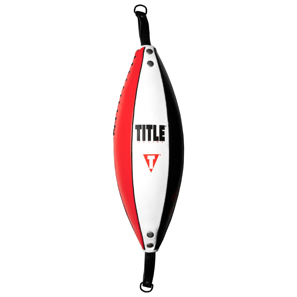 Double End Bag Boxing Pro Style Infused Foam Black/White/Red - One Size