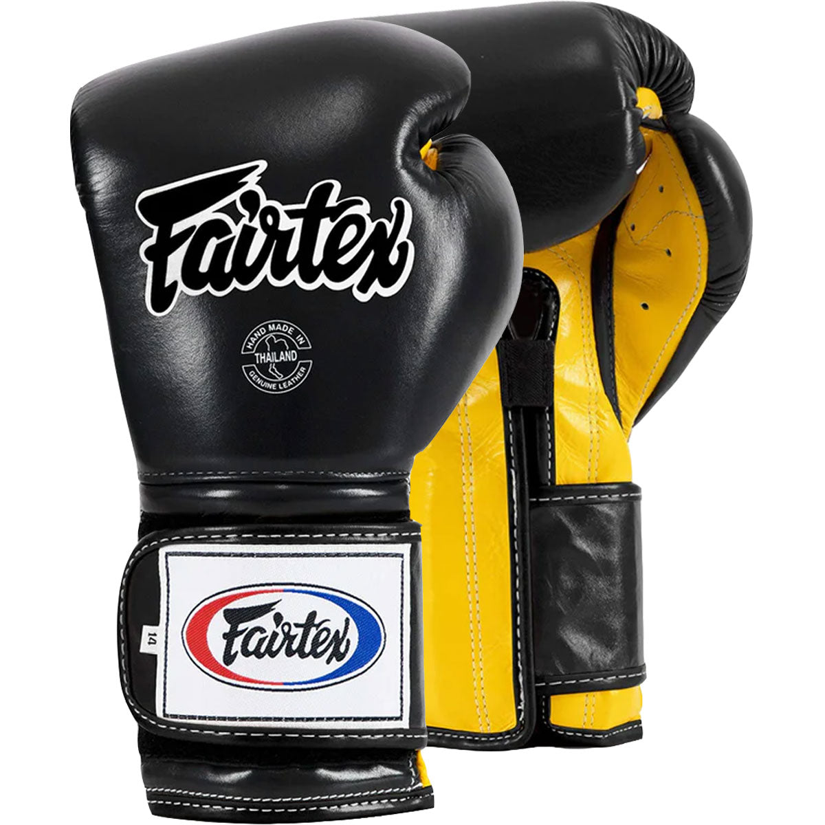 Boxing Gloves Fairtex BGV9 Black Yellow - 12 OZ