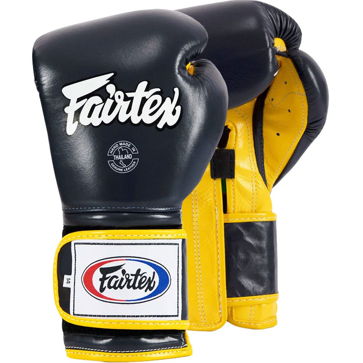 Boxing Gloves Fairtex BGV9 Blue Yellow - 12 OZ