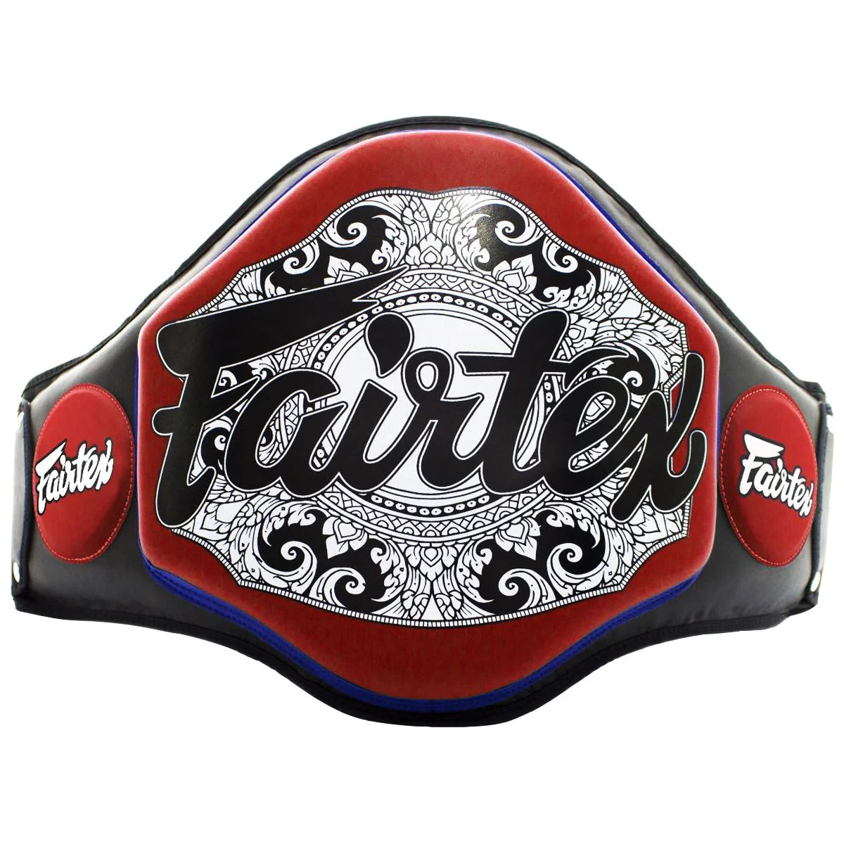Belly Pad Fairtex BPV3 Light Weight Black Red - F Size