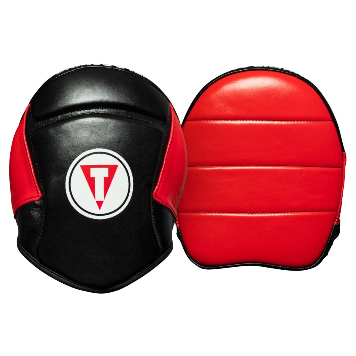 Focus Mitts Boxing Fighting Fresh Leather Black/Red Title - One Size