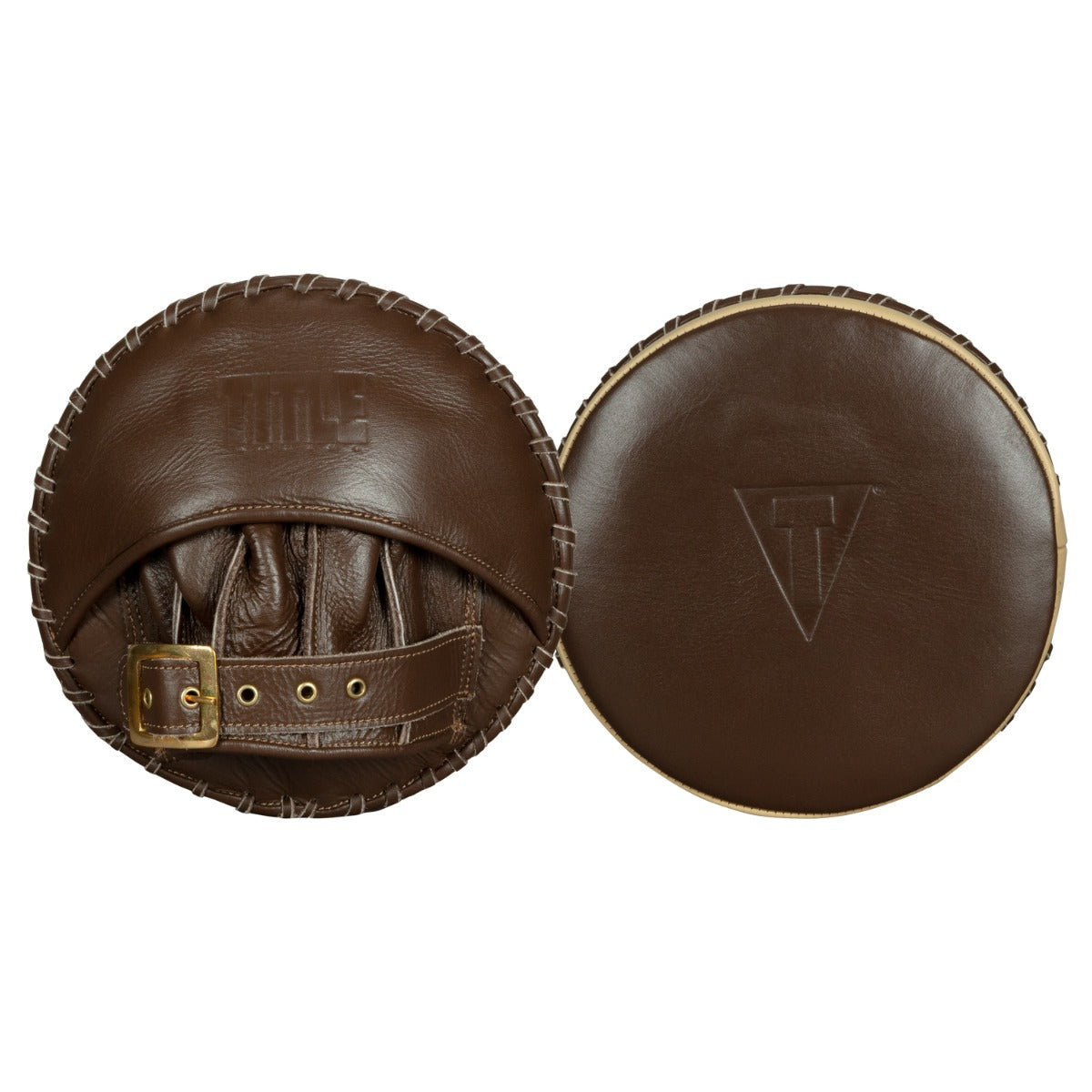 Focus Mitts Boxing Retro Old School Title Brown/Tan - One Size