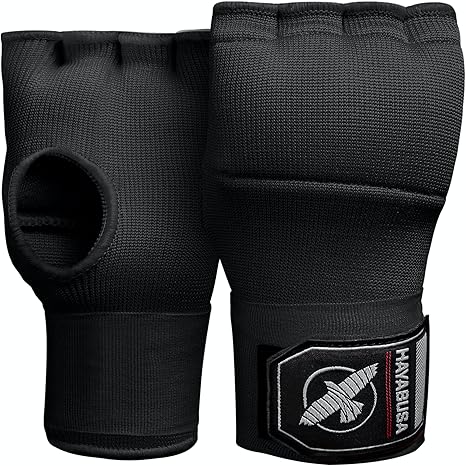 Gel Hand Wraps Hayabusa Quick Black - L Size