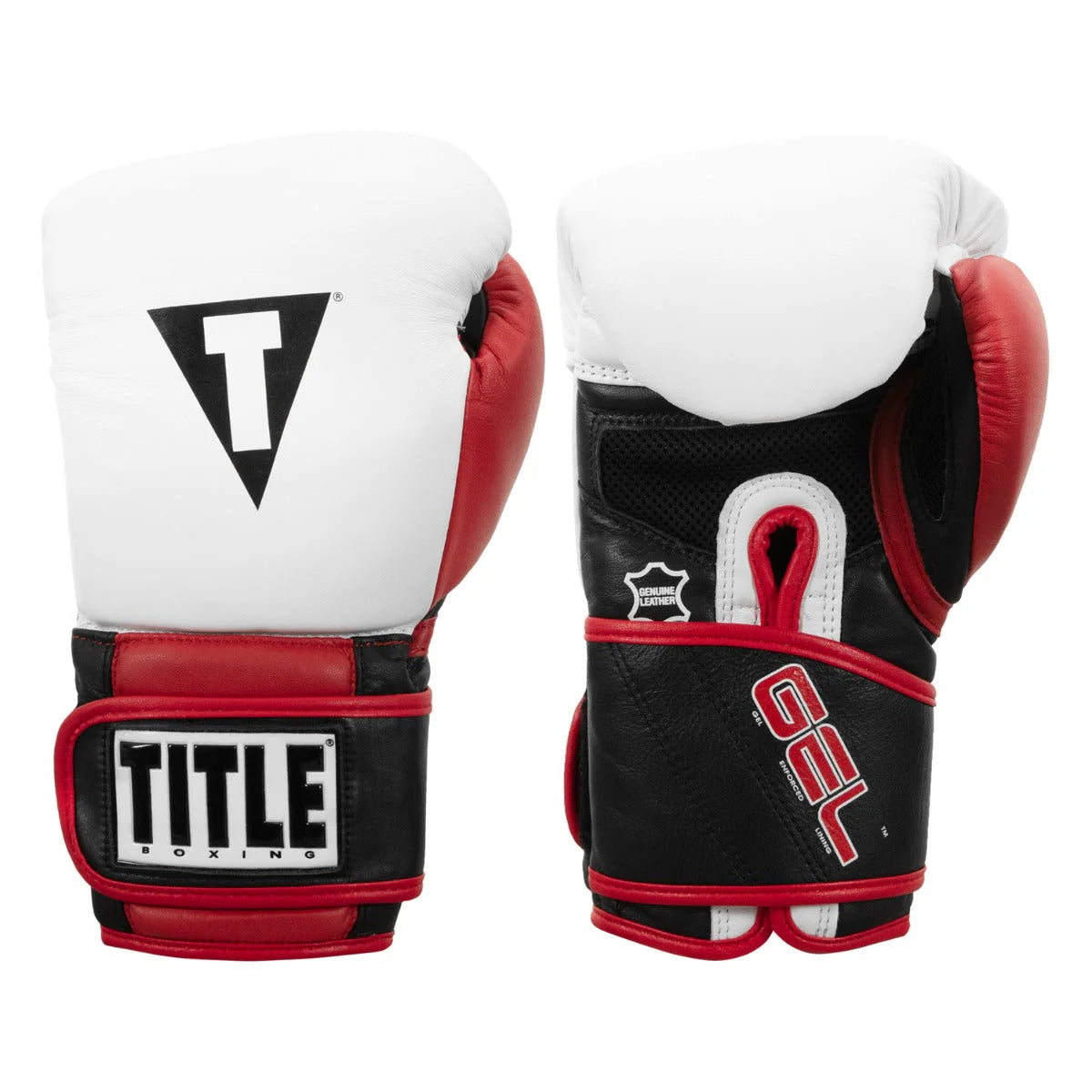 Boxing Gloves Title Gel Professional Series Training White - 14 OZ