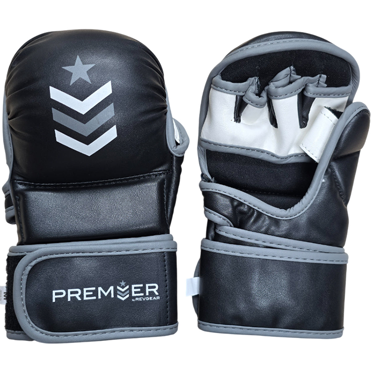 Gloves MMA Revgear Premier Deluxe MMA Training Black Gray - XL Size