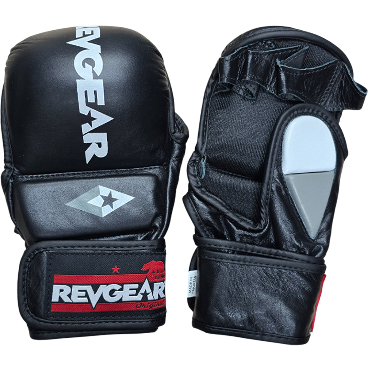 MMA Gloves Pro Series MS1 Training and Sparring Revgear Black - L Size