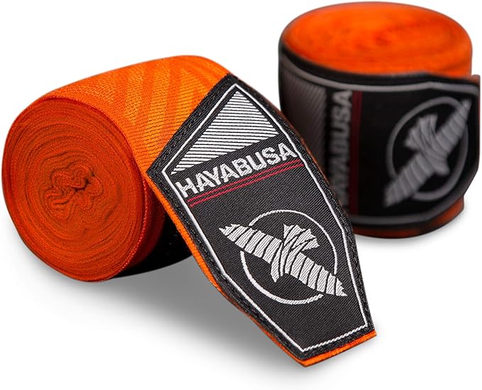 Handwraps Hayabusa Perfect Stretch Orange Maze - 180 inch/4.5 m
