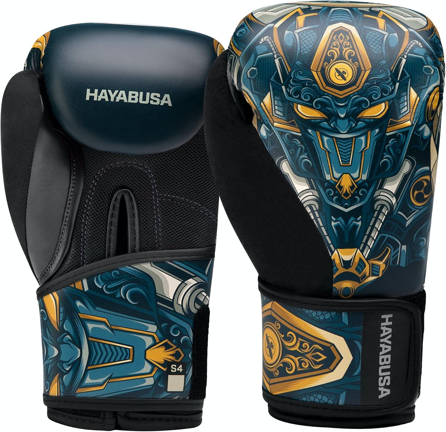 Boxing Gloves Hayabusa S4 Youth Epic Blue Robot - 8 OZ