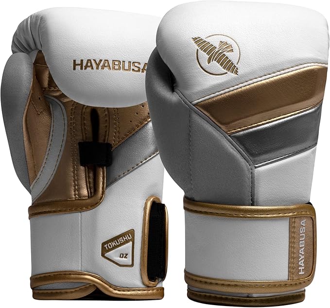 Boxing Gloves Hayabusa T3 Kids White Gold - 6 OZ