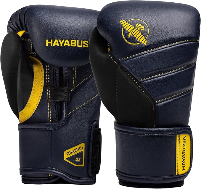 Boxing Gloves Hayabusa T3 Kids Navy Yellow - 8 OZ