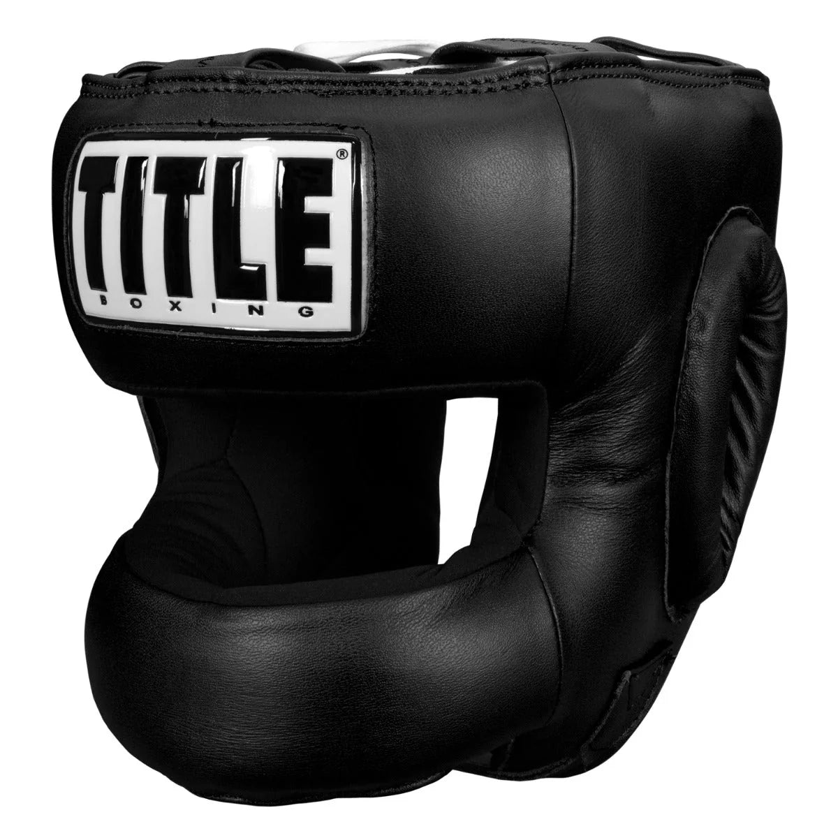 Headgear Face Protector Training Title Black - One Size