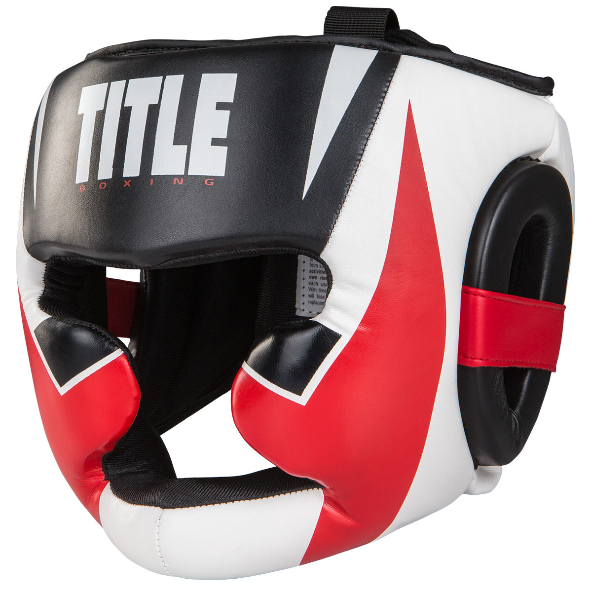 Headgear MMA Command Full Training Title Black/White/Red - Regular Size