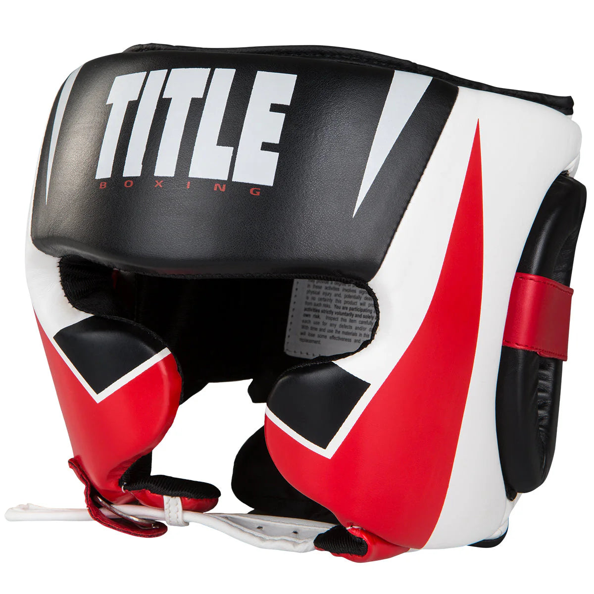 Headgear MMA Command Training Title Black/White/Red - Regular Size