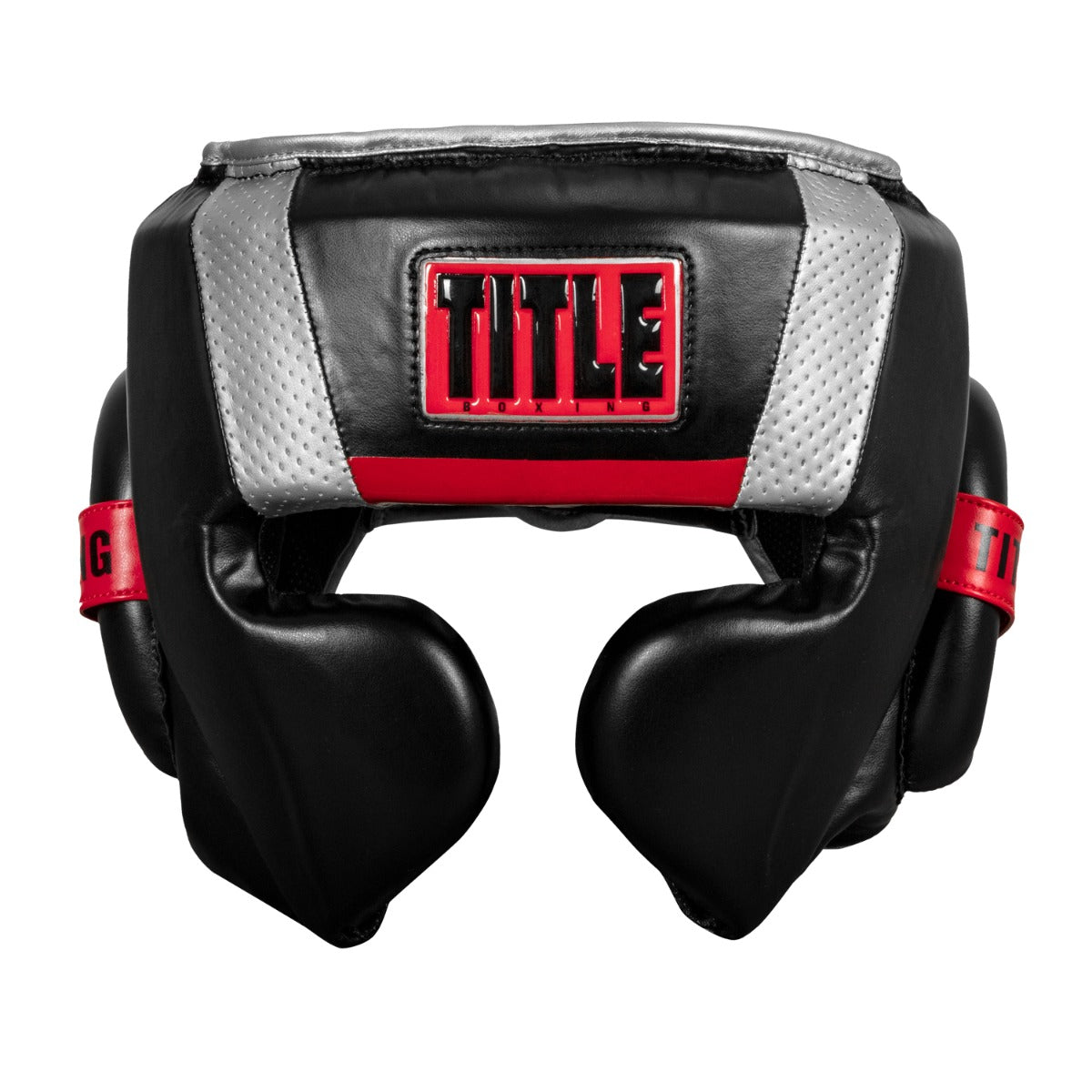 Headgear Valiant Training Title Black Silver - L Size