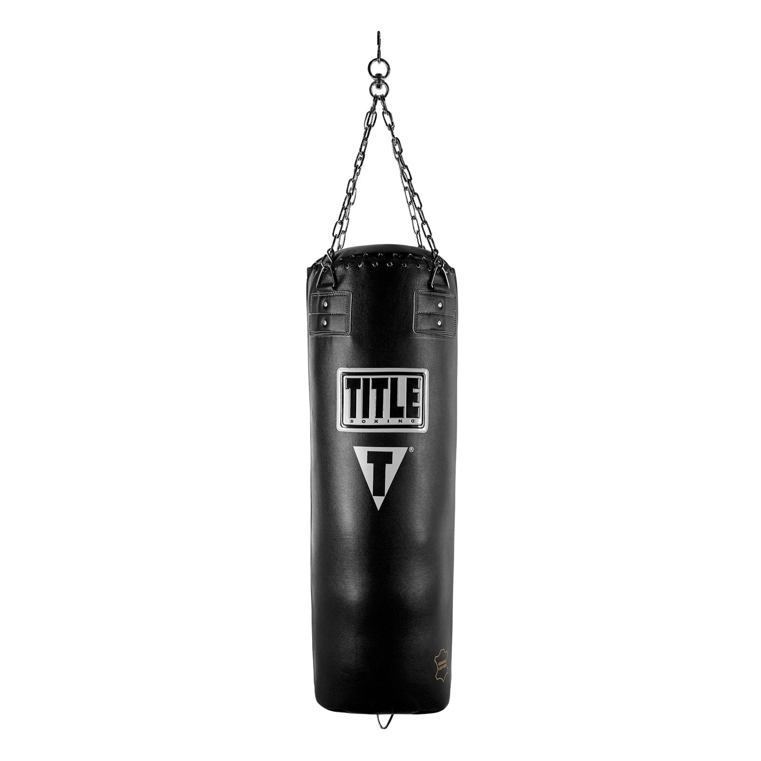 Heavy Bag Boxing Professional Choice Leather Title Black 125lb