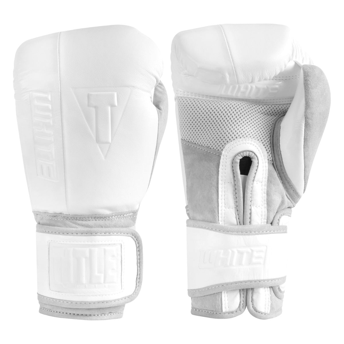 Boxing Gloves Title Heavy Bag White - 12 OZ