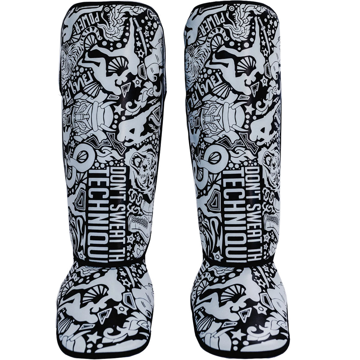 Shin Guards Boxing Musashi Techniques Canada - L Size
