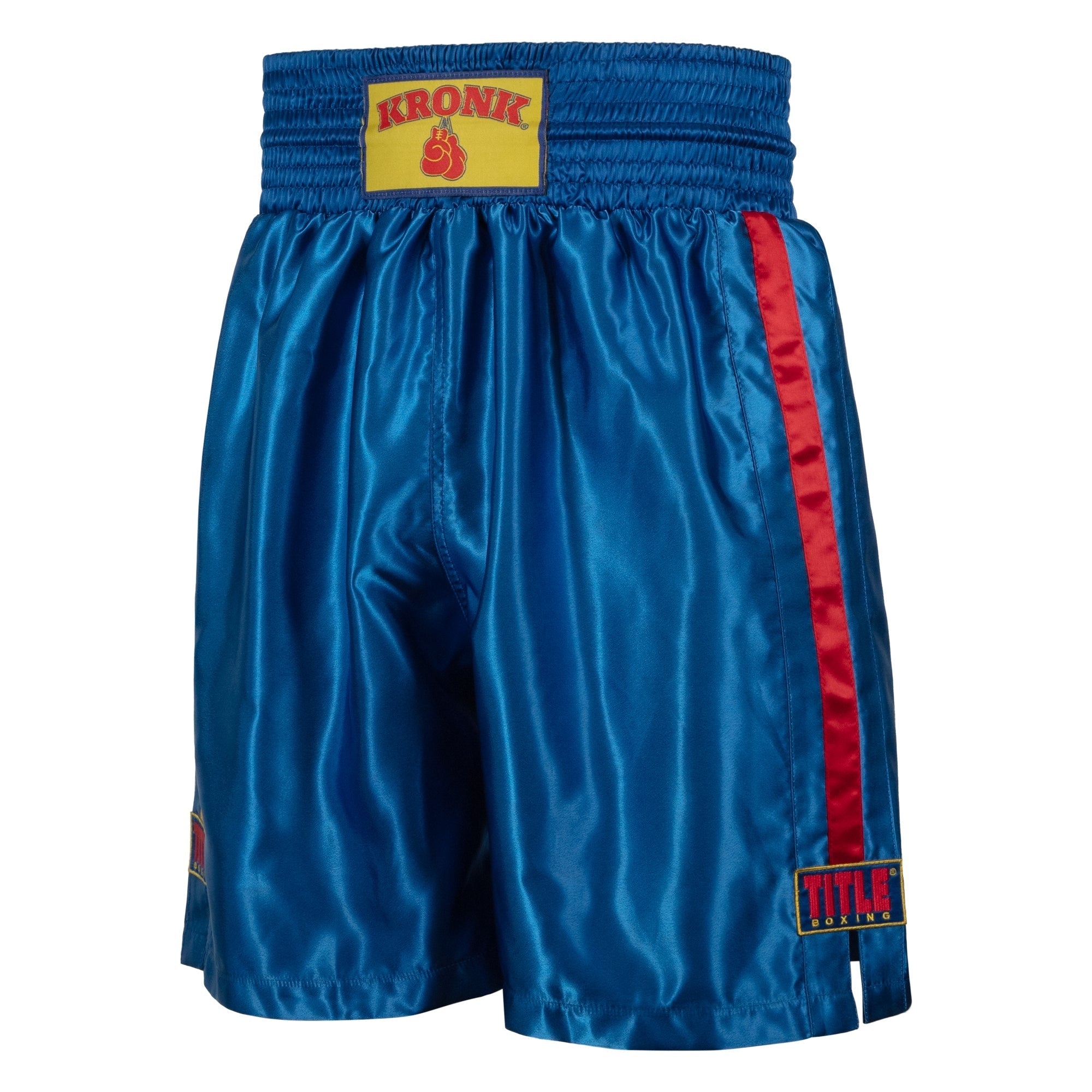 Shorts KRONK Boxing Gym Trunks Title Blue - YM Size