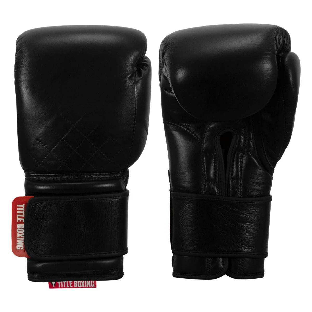 Boxing Gloves Title Boxing Ko-Vert Training Black - 12 OZ