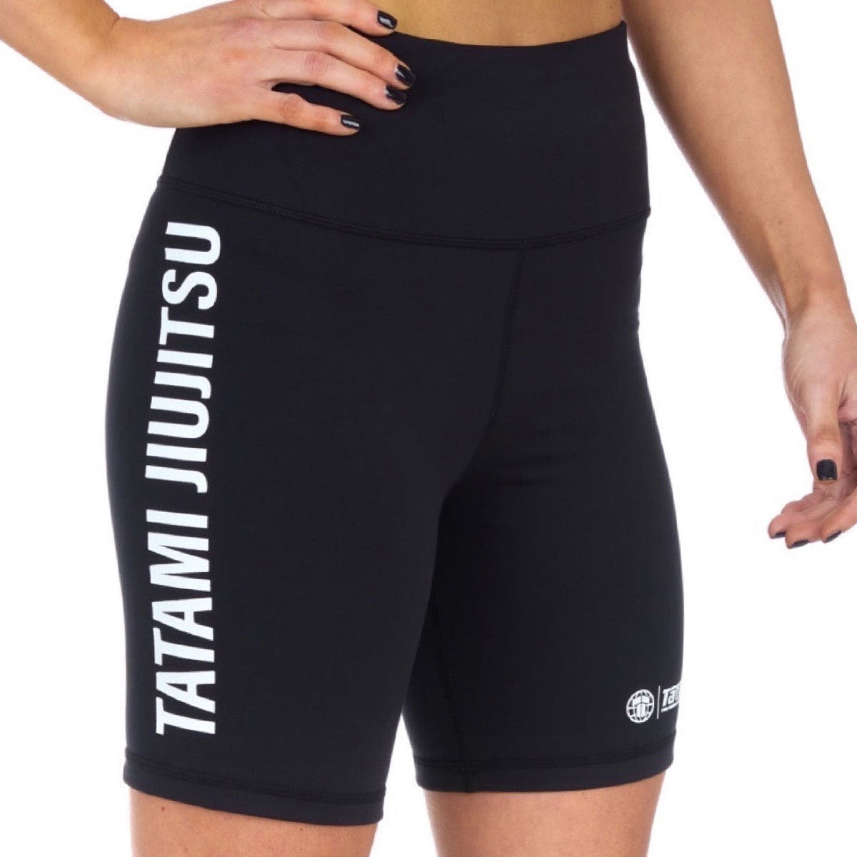 Shorts Martial Arts No Gi For Ladies Impact Longline Tatami  Black - XL Size