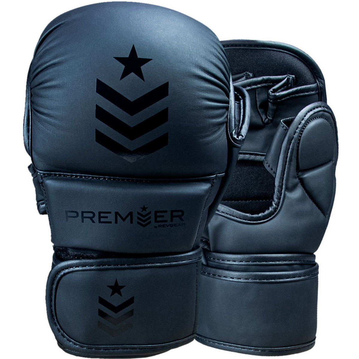 MMA Gloves Premier Deluxe MMA Training Revgear Black - L Size