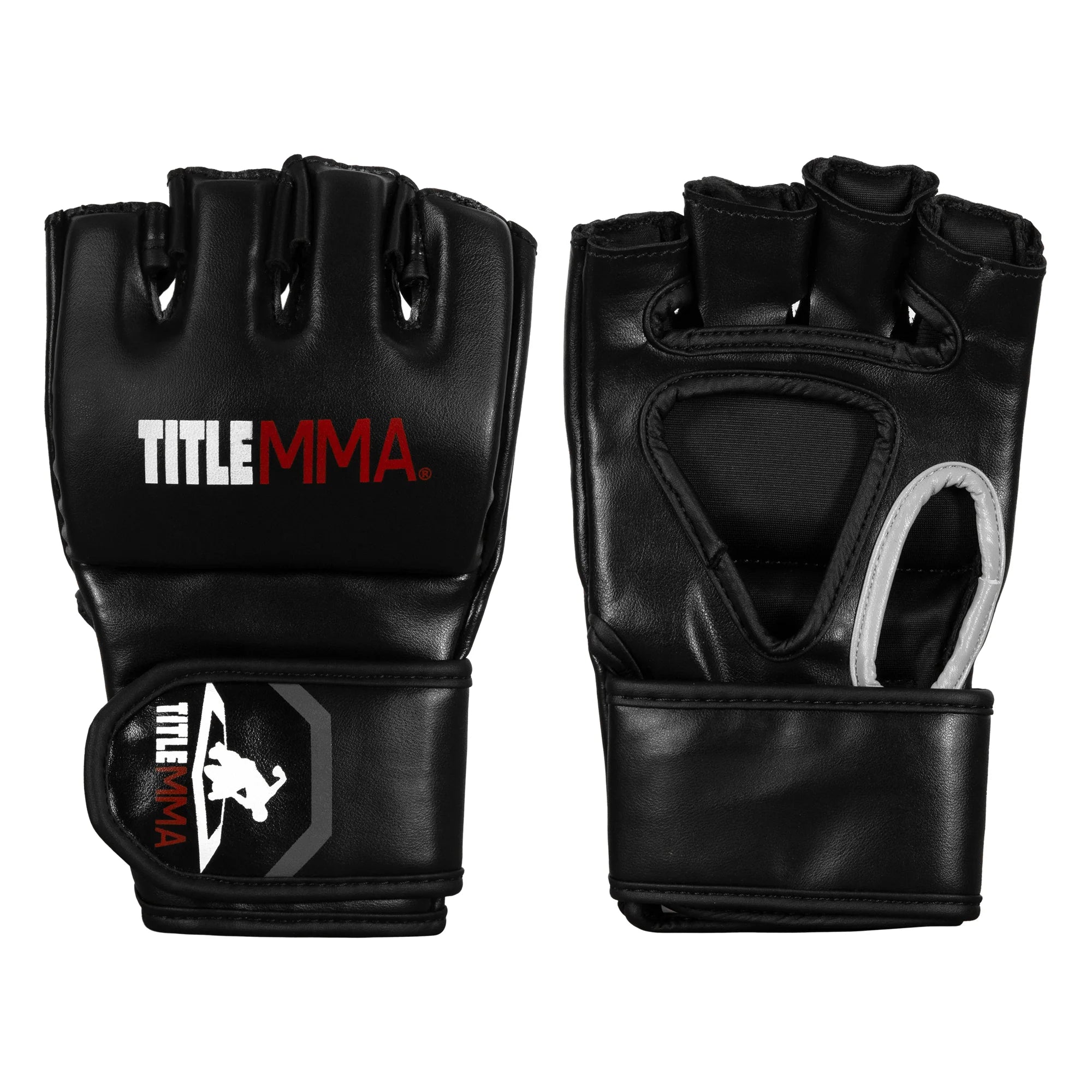 MMA Gloves Title Fight Black - L Size